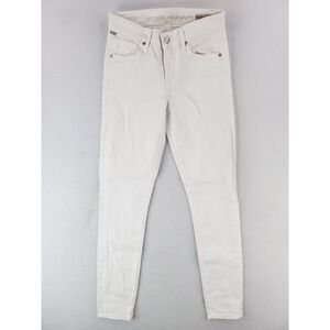 Citizens Of Humanity Jeans Womens 24 White Thompson Skinny Low Rise Stretch Pant
